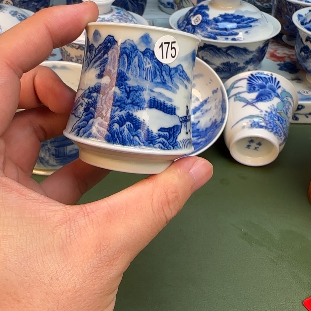 彦祖纯手工手绘茶具175