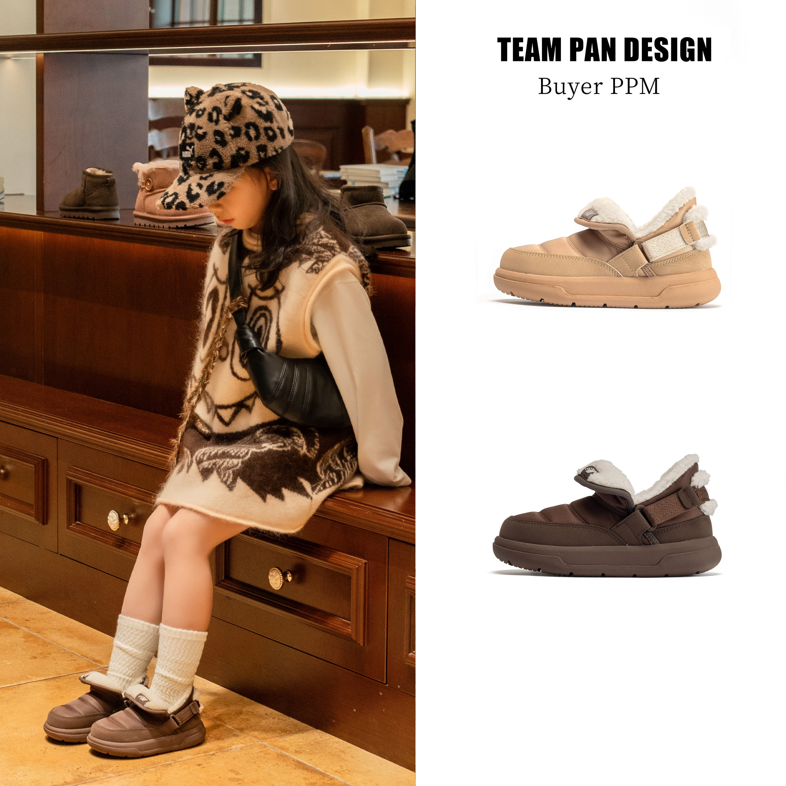 冬~【 小翻盖-雪地靴】（机能面料）2025防滑耐磨保暖雪地靴