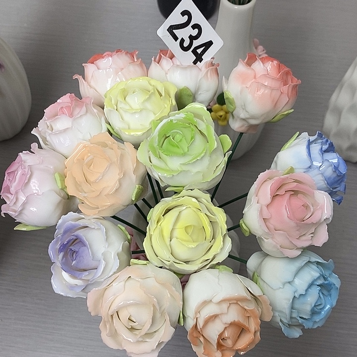 陶瓷陶瓷材料加工14朵