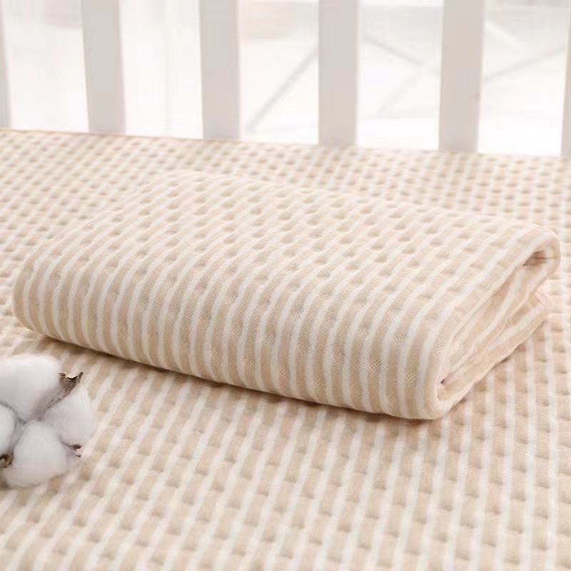 70*90尺寸 婴幼儿宝宝彩棉隔尿垫 加厚原棉色 吸湿透气不闷热尿垫