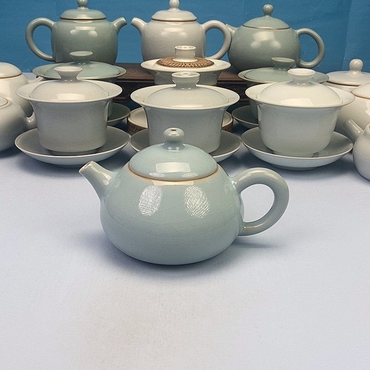 壶天蓝梨壶原矿原釉原产地