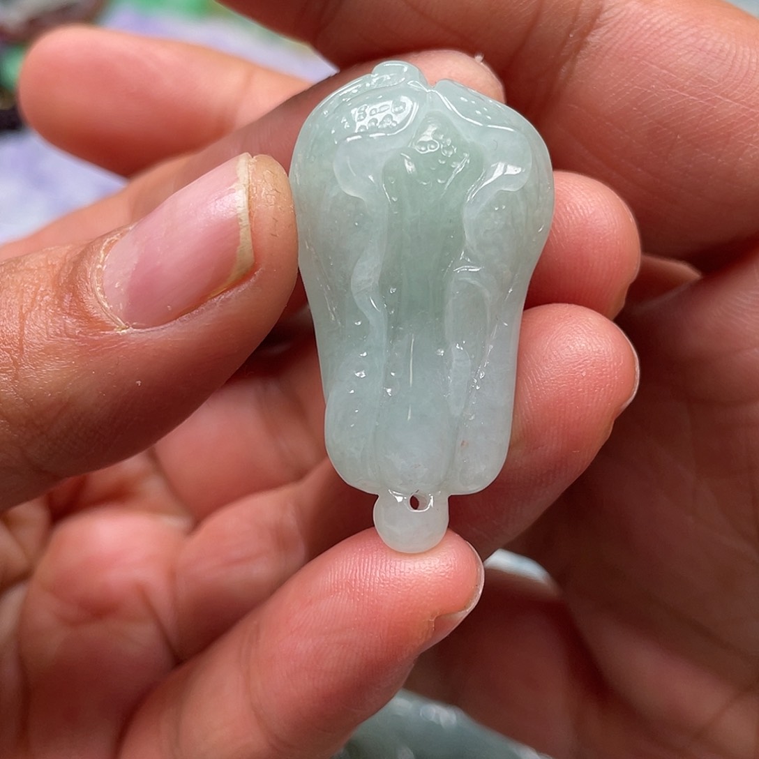 颈饰未镶嵌翡翠翡玉缘翡翠