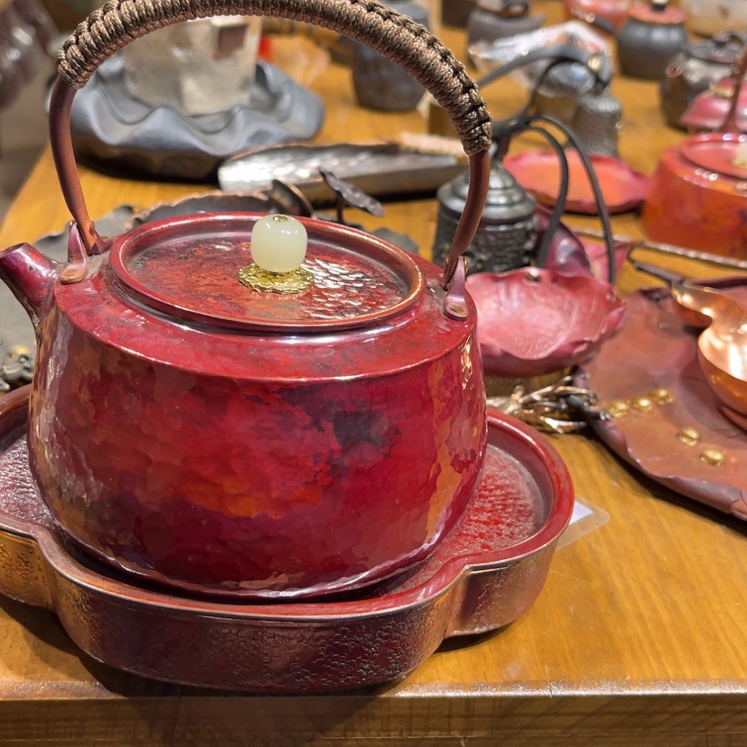 800淬火色北村壶手工锻打工艺