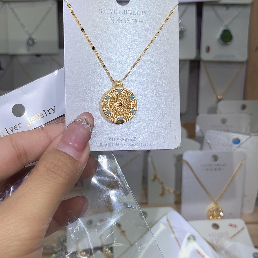 合成立方氧化锆纯银罗盘