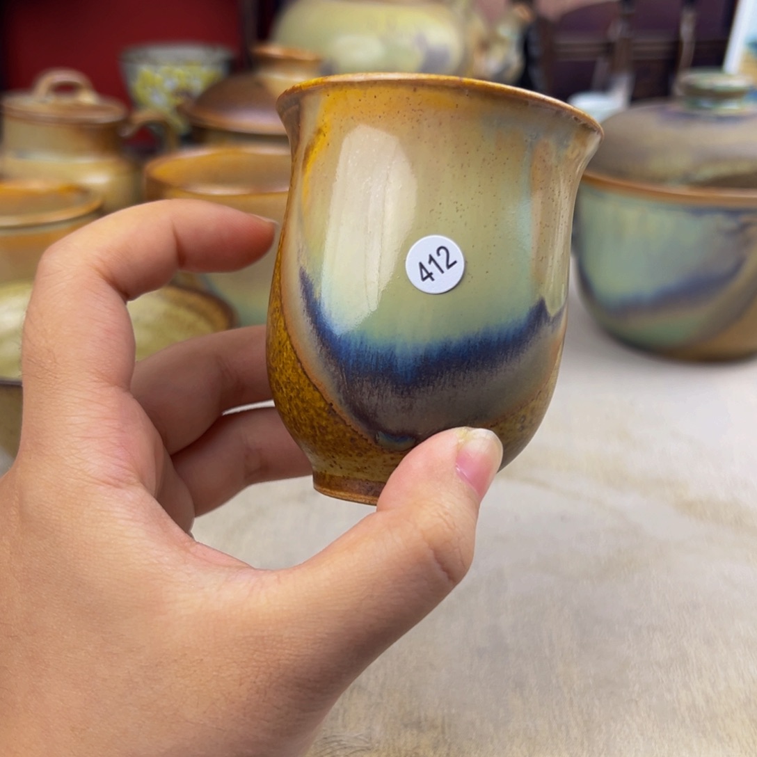 杯纯手工柴烧主人杯