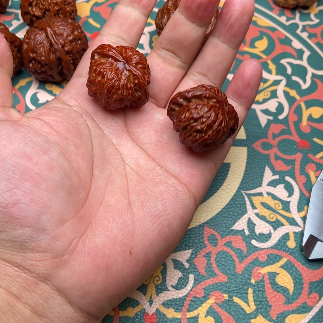 文玩核桃把件001磨盘