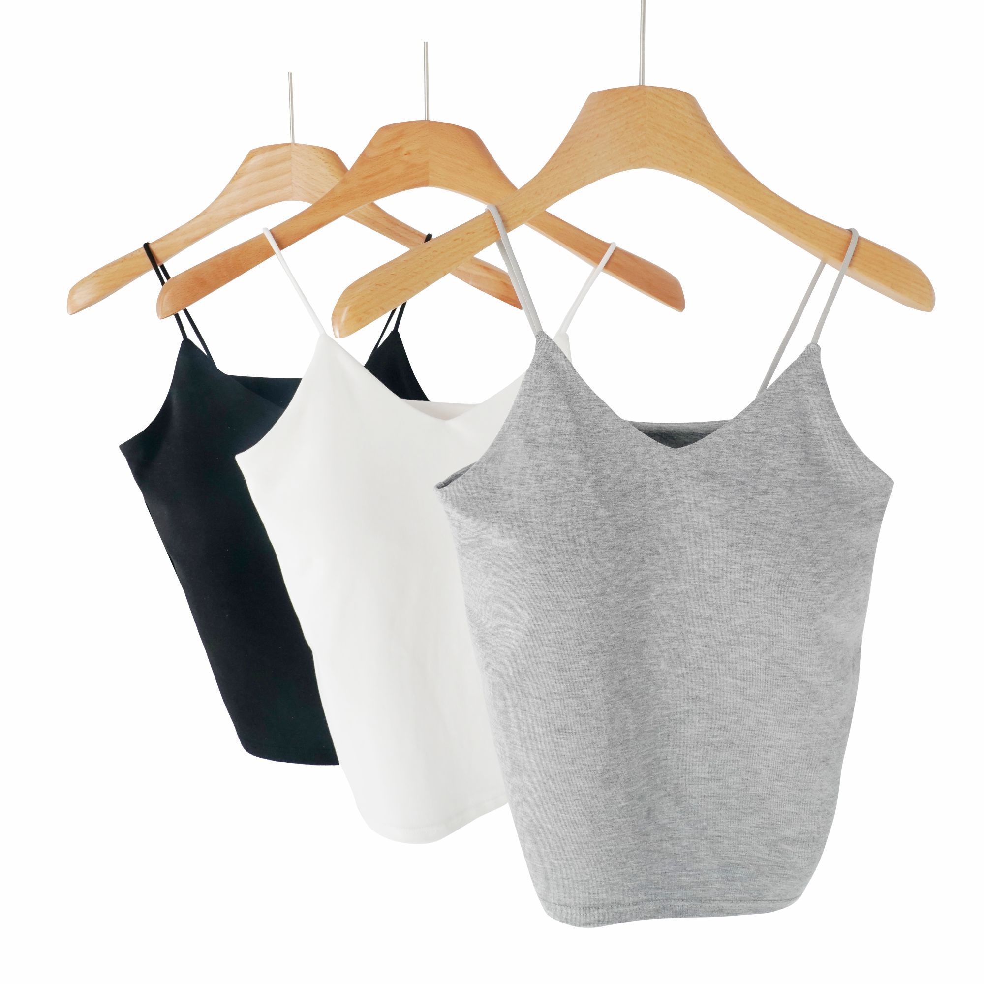 2025新款三角领带胸垫细带背心1047