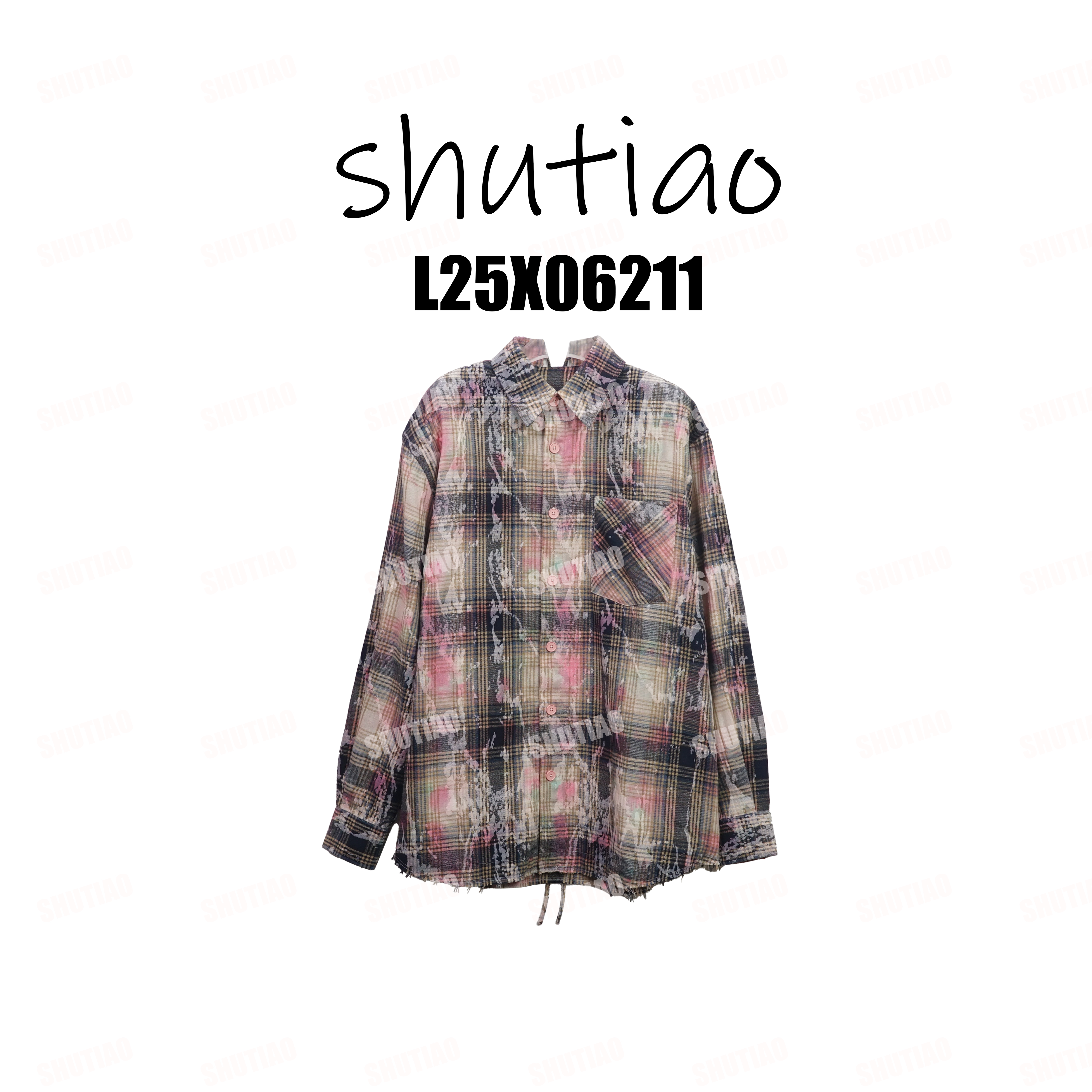 【SHUTIAO】2025冬季：新款小众设计款衬衫L25X06211