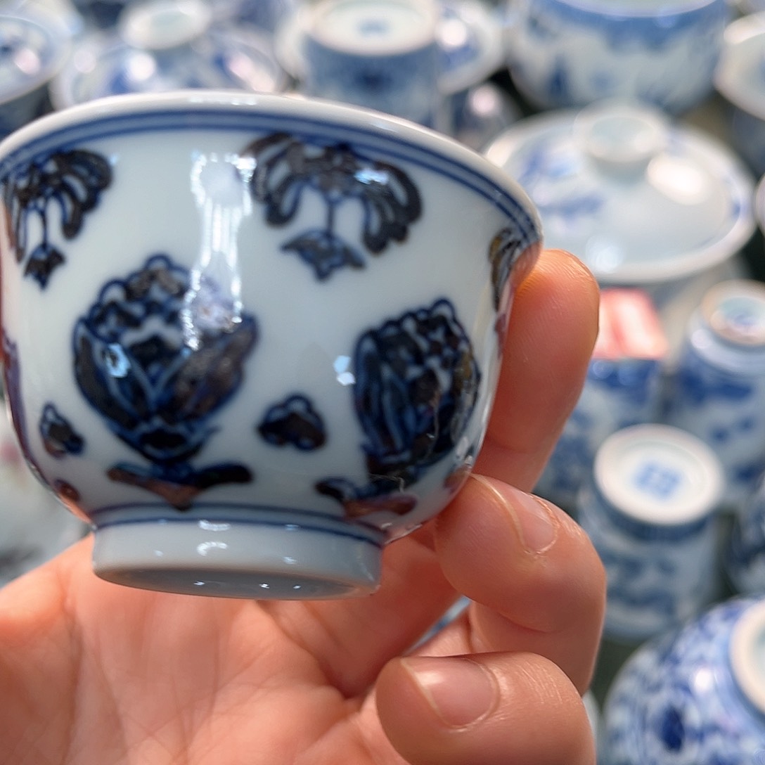 杯青花瓷器青花瓷器