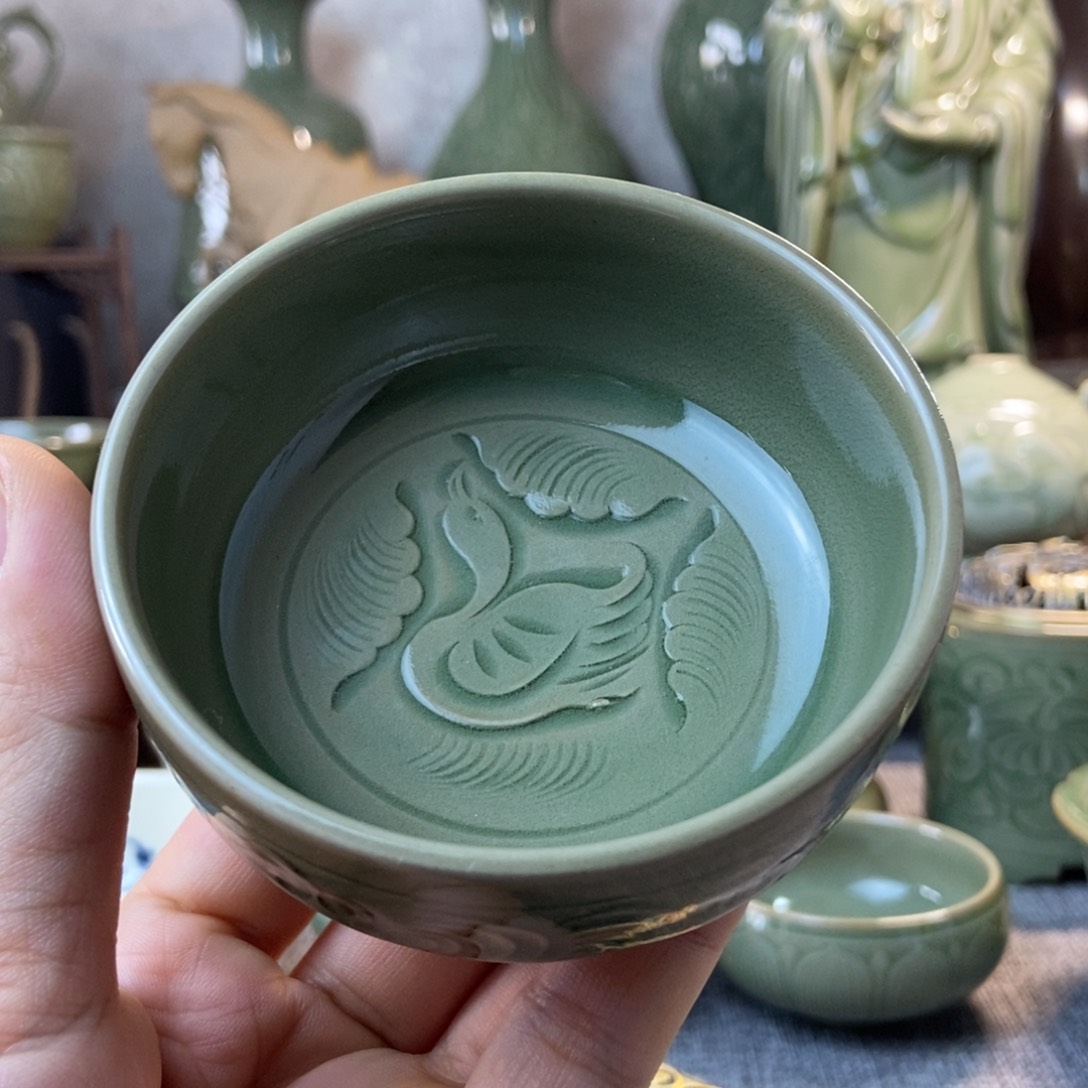 耀州窑福利款全手工主人杯