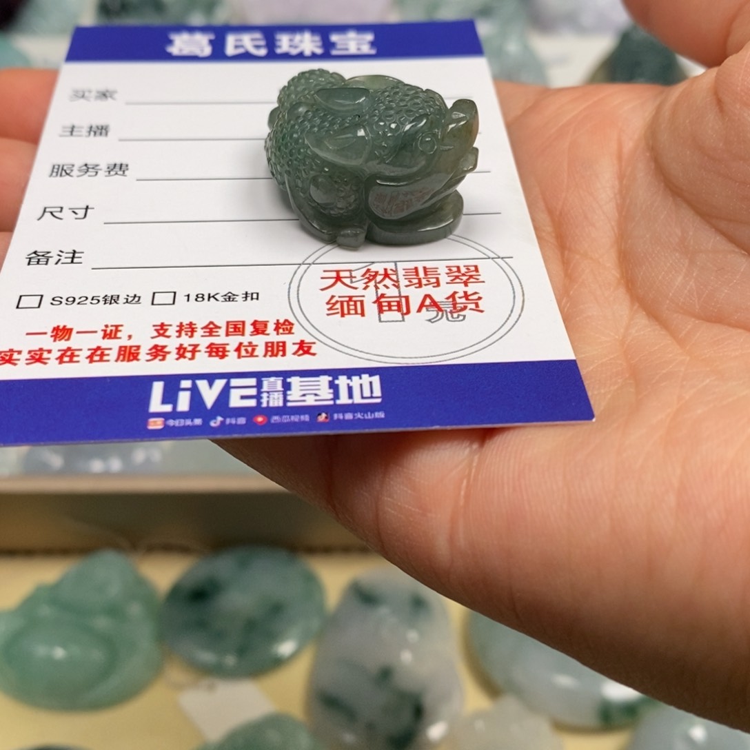 翡翠颈饰未镶嵌翡翠8