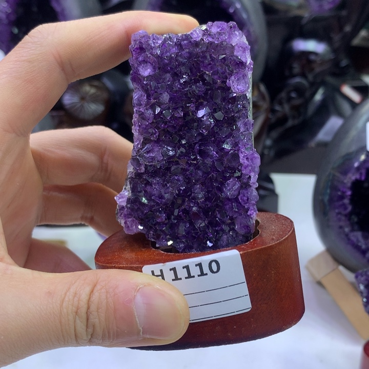 水晶紫水晶未镶嵌1110