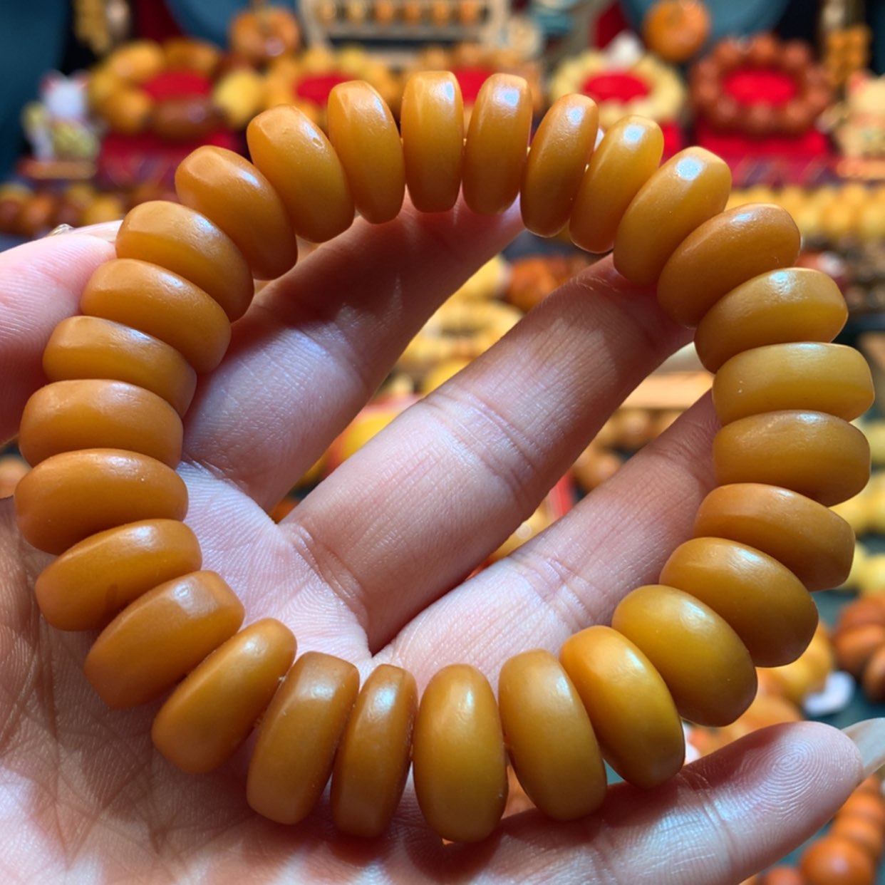 【闪购商品】蜜蜡手串未镶嵌蜜蜡手串