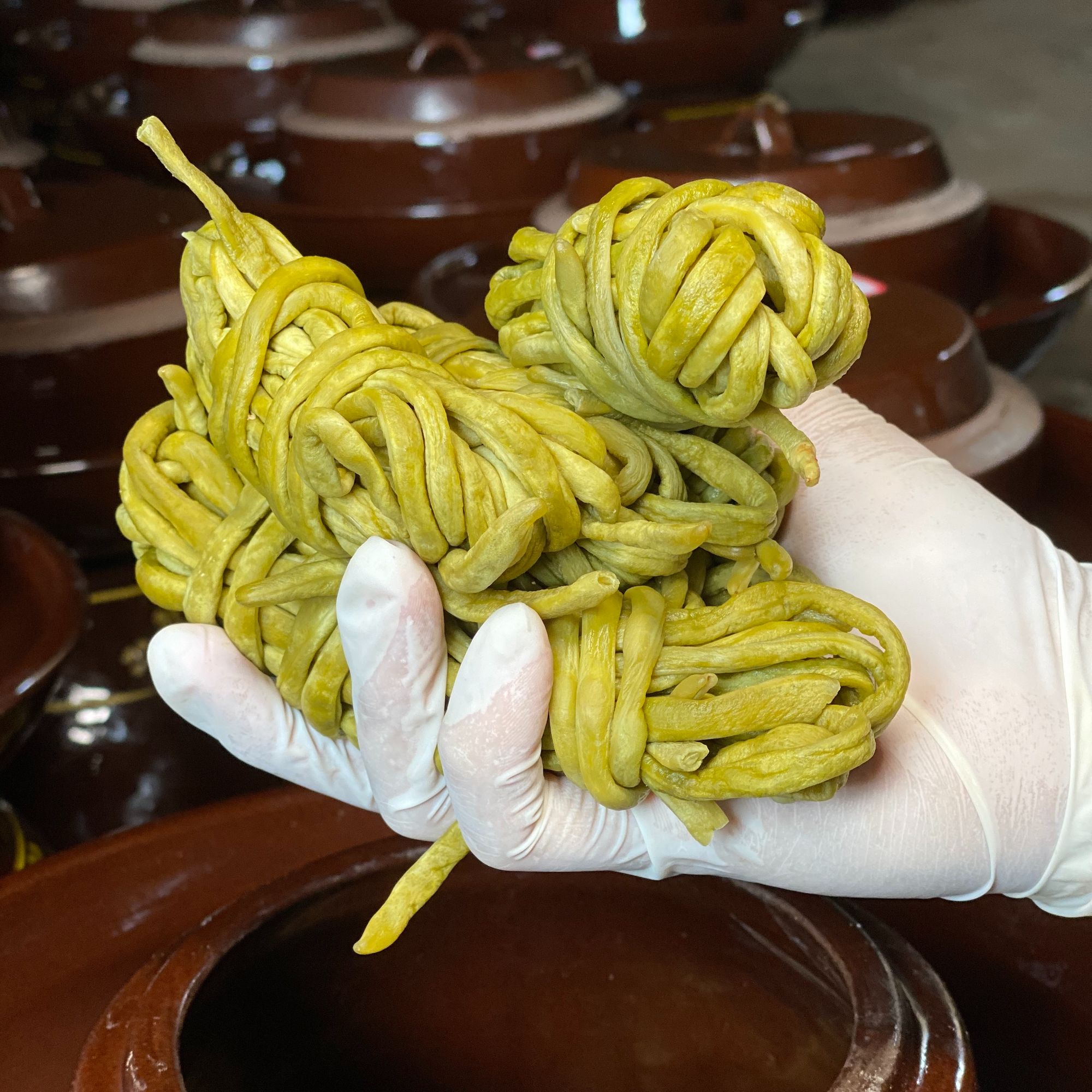 湖南农家泡豇豆腌制长条老坛酸菜原味脆爽酸豇豆下饭菜