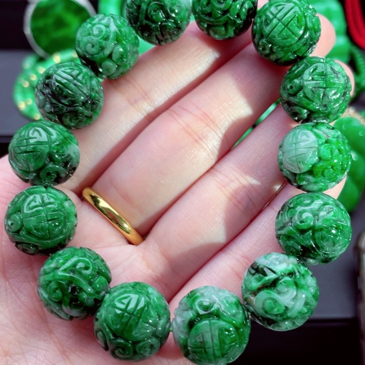 翡翠未镶嵌手串手串