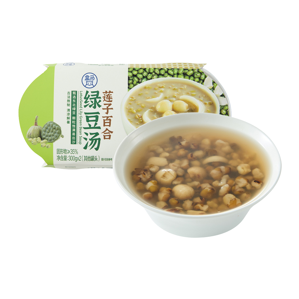盒马 莲子百合绿豆汤 300g*2