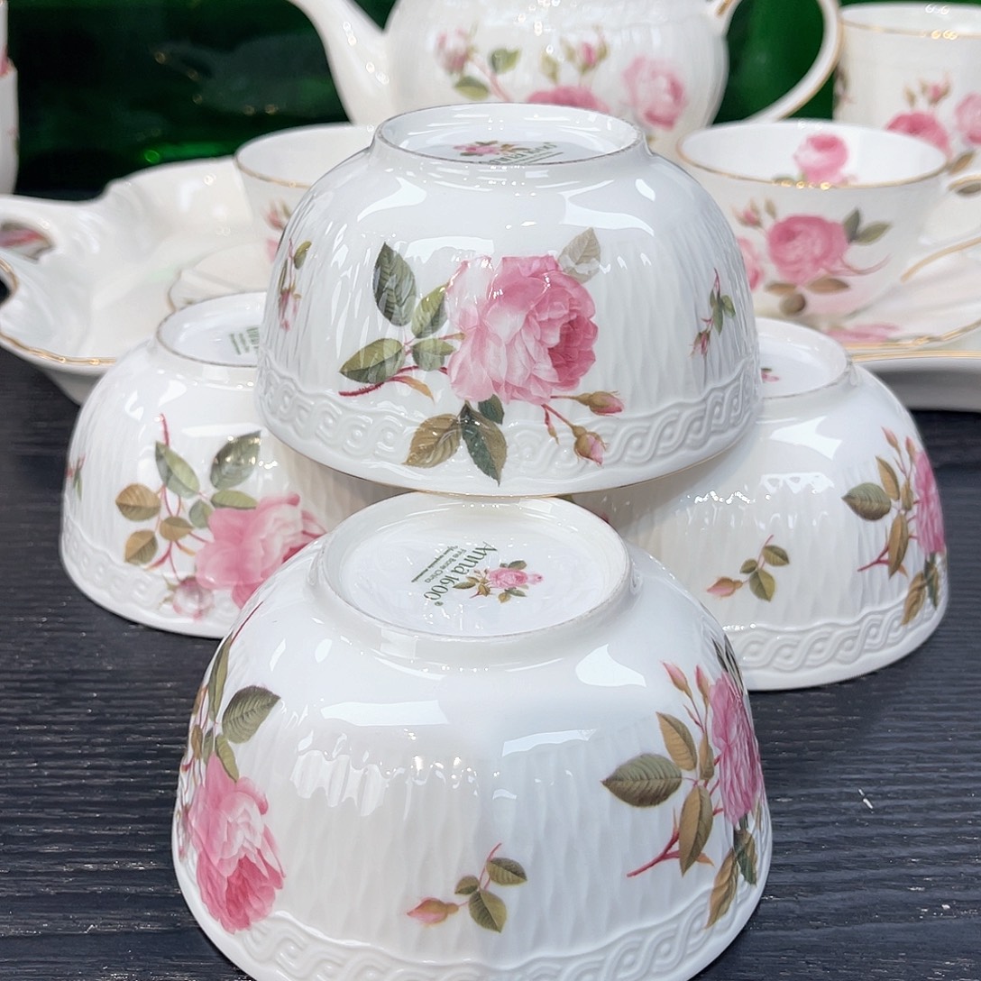 骨瓷饭碗4个//：///：