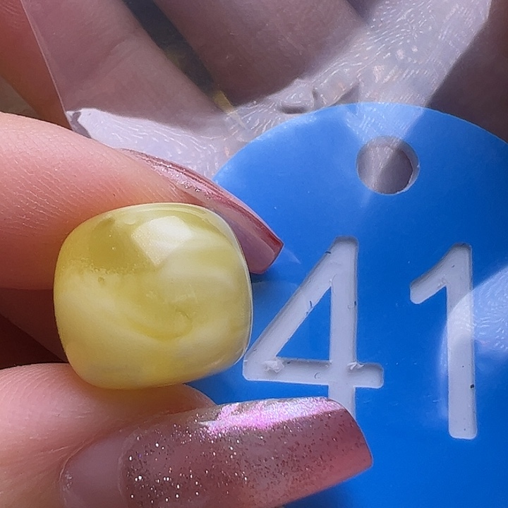 未镶嵌蜜蜡裸石微金沙13mm老型