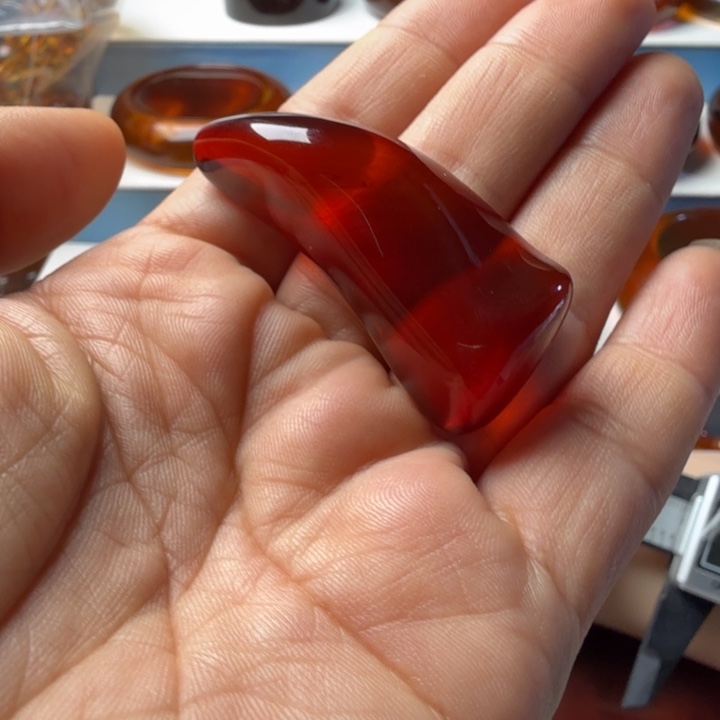 闲***步琥珀未镶嵌手镯吊坠