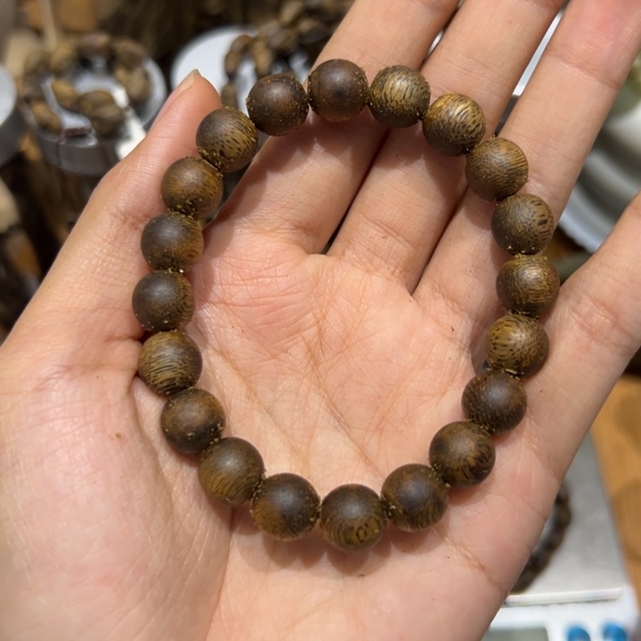 沉香碎屑沉香1.0圆珠