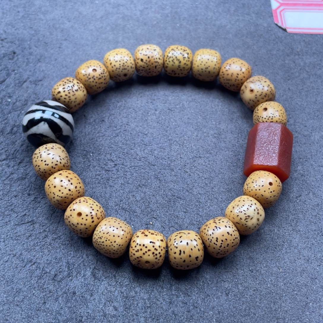 菩提把件未镶嵌星月