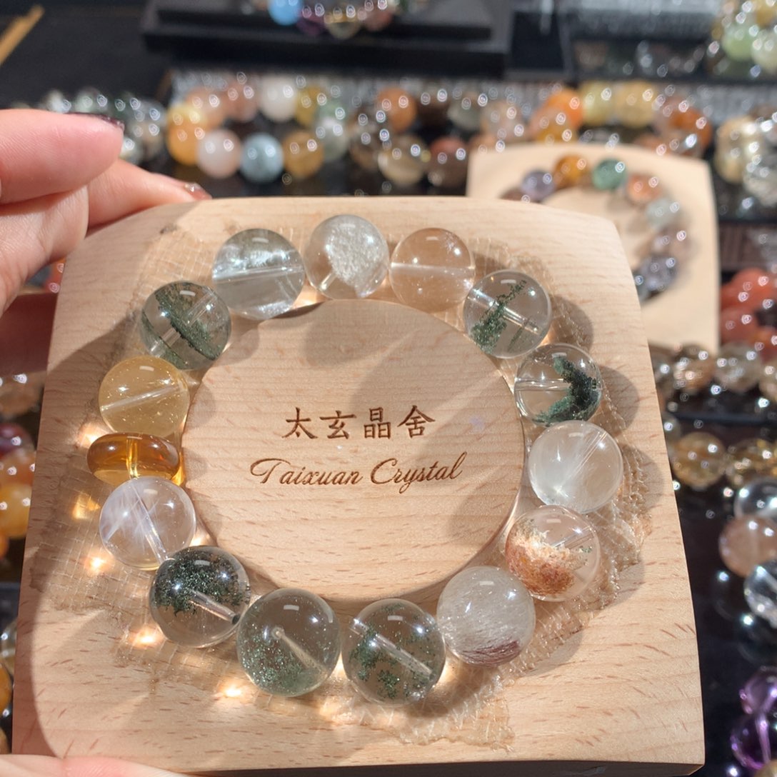 未镶嵌手串水晶多宝手串