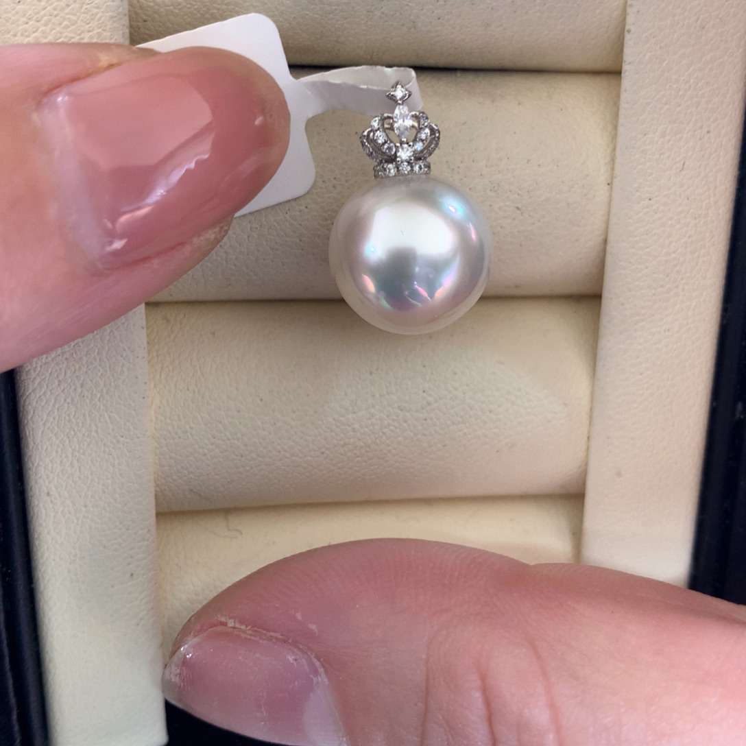 海水珍珠颈饰18K金镶嵌