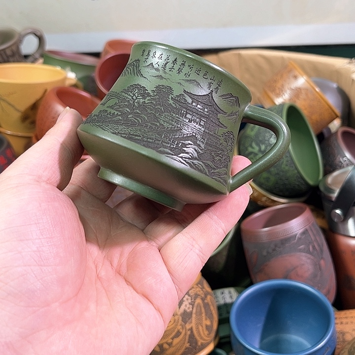 茶杯紫砂全手工紫砂主人杯