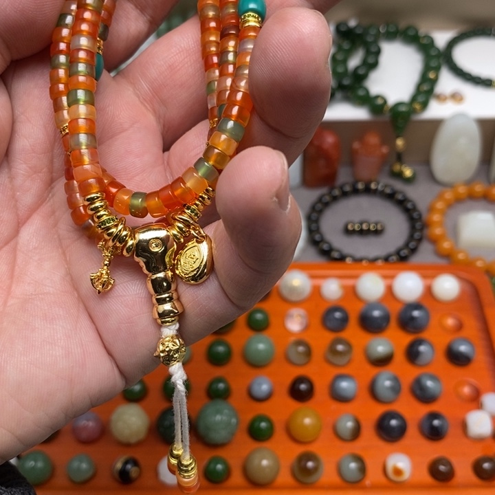 玛瑙/玉髓未镶嵌手链