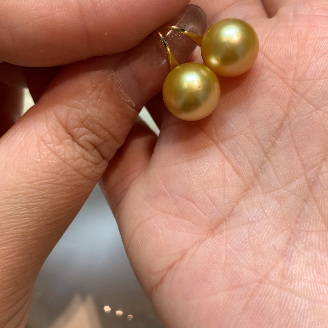 海水珍珠耳饰未镶嵌