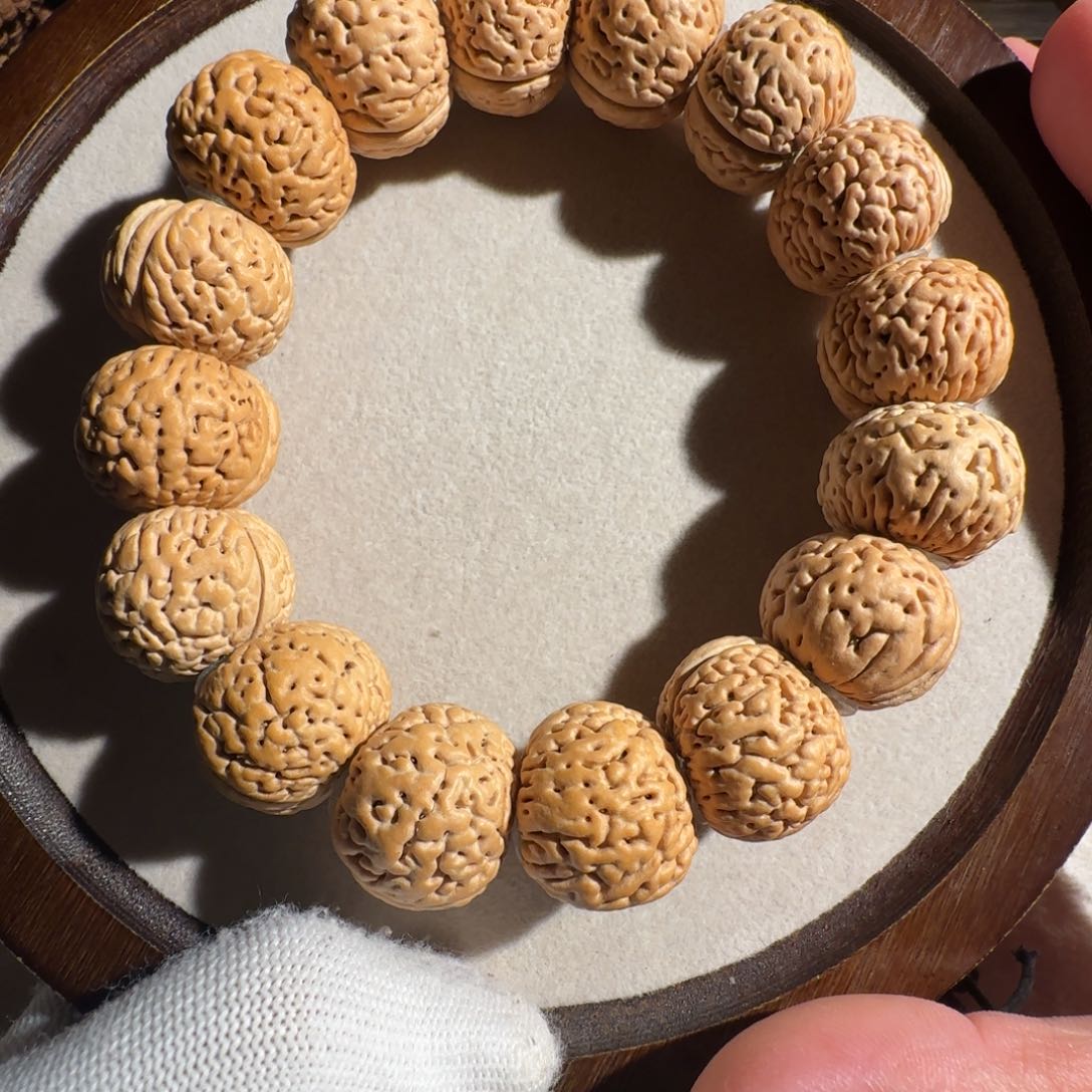 金刚菩提手串苹果园桃核手串