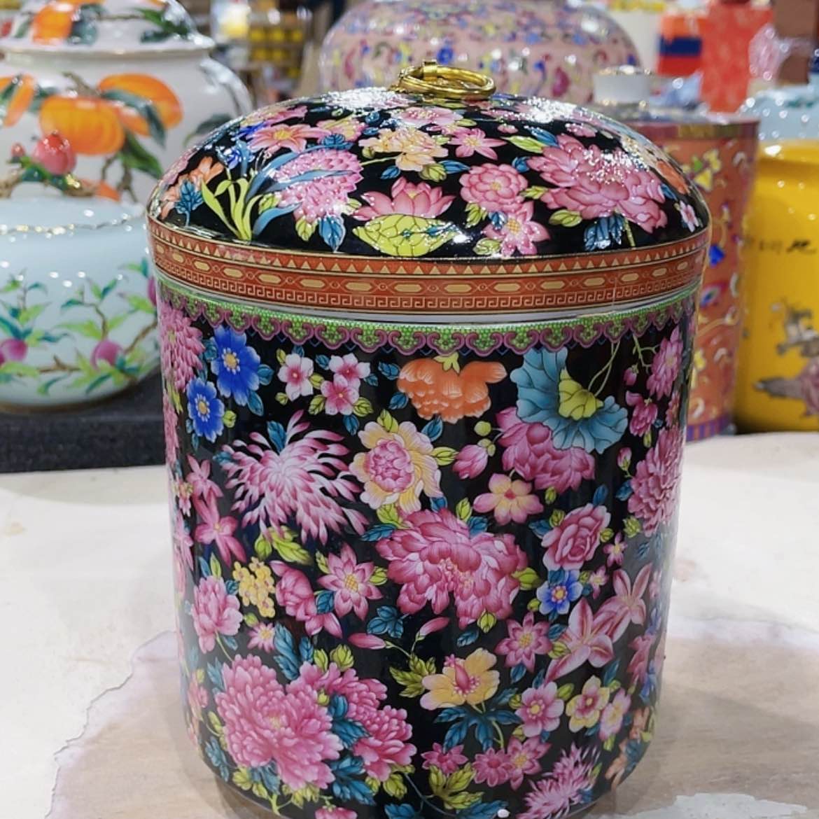 【闪购商品】罐陶瓷茶叶罐密封罐