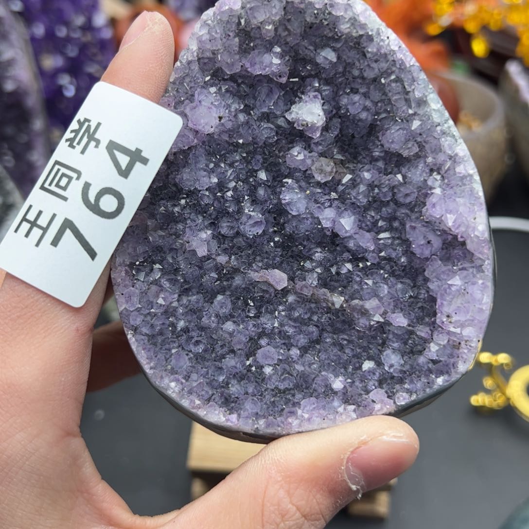 紫晶水晶摆件未镶嵌764