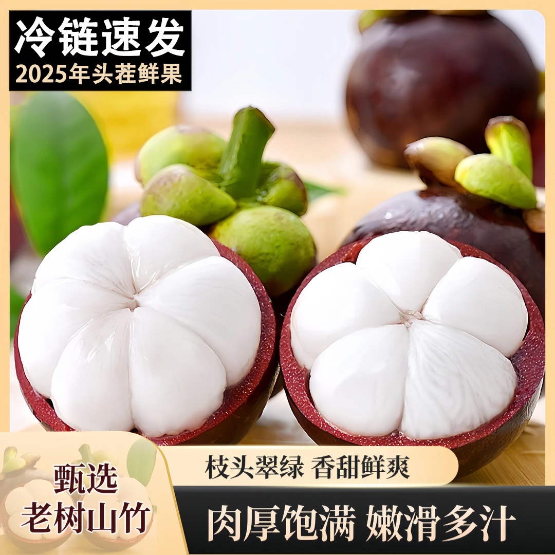 【冷链速发】2025年头茬老树山竹 清甜多汁水分充足新鲜发货1-5斤N