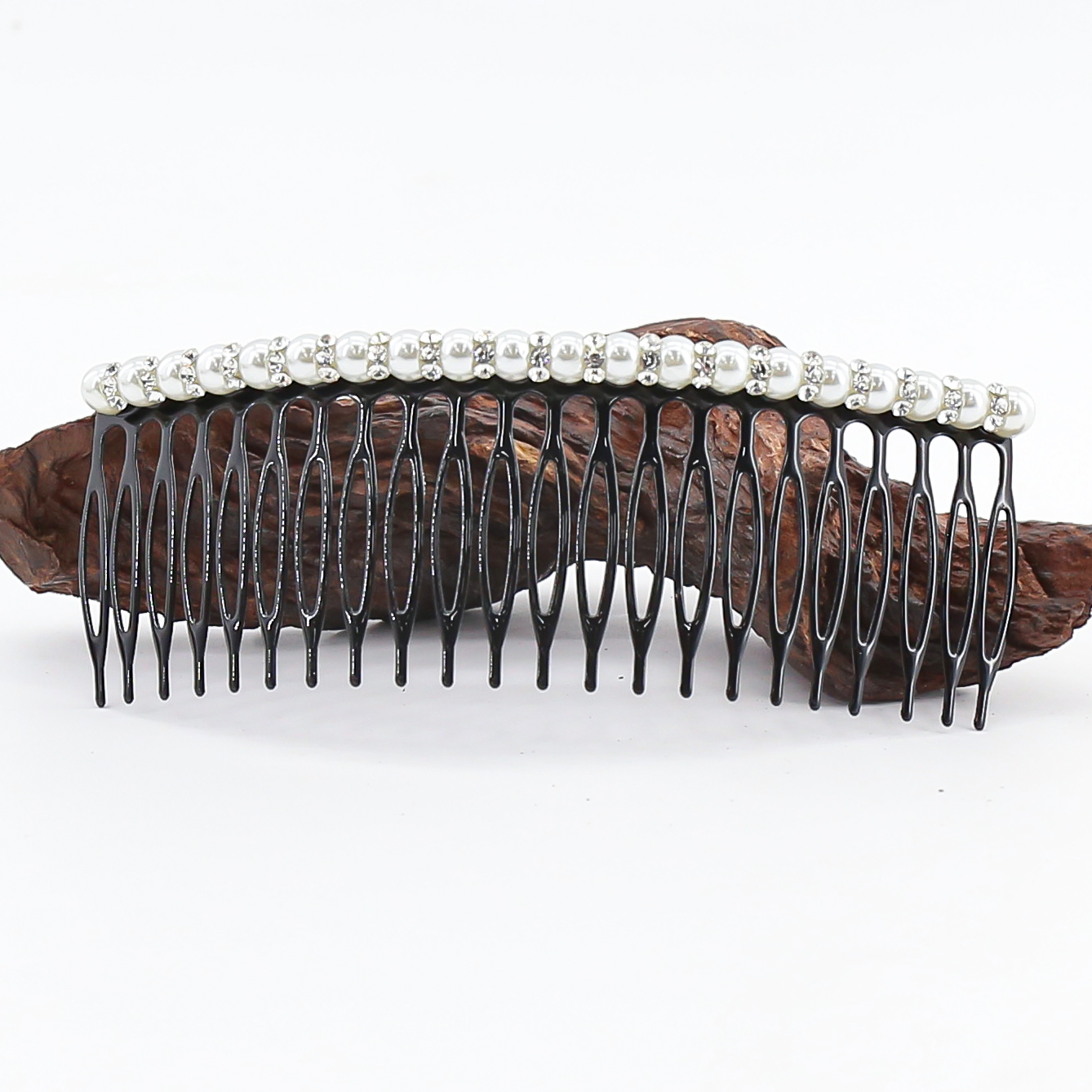 6002时尚简约珍珠发叉