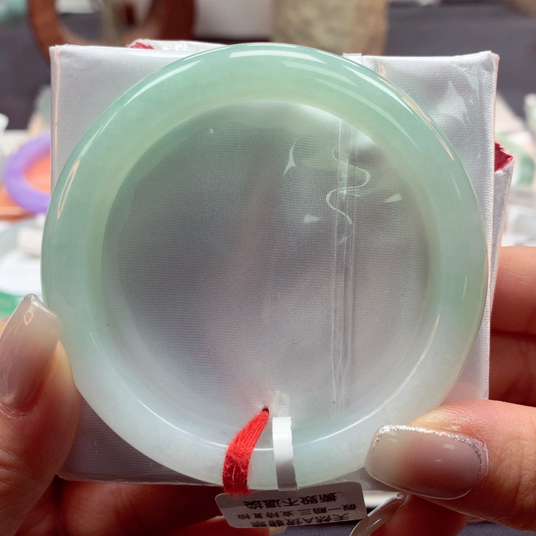 翡翠手镯未镶嵌56正7号88