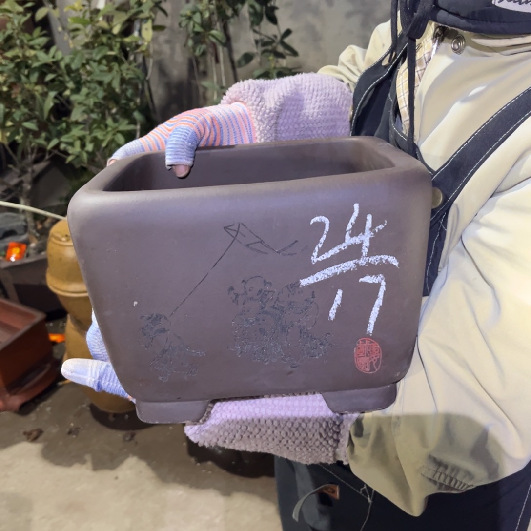 紫砂花盆盆景艺术