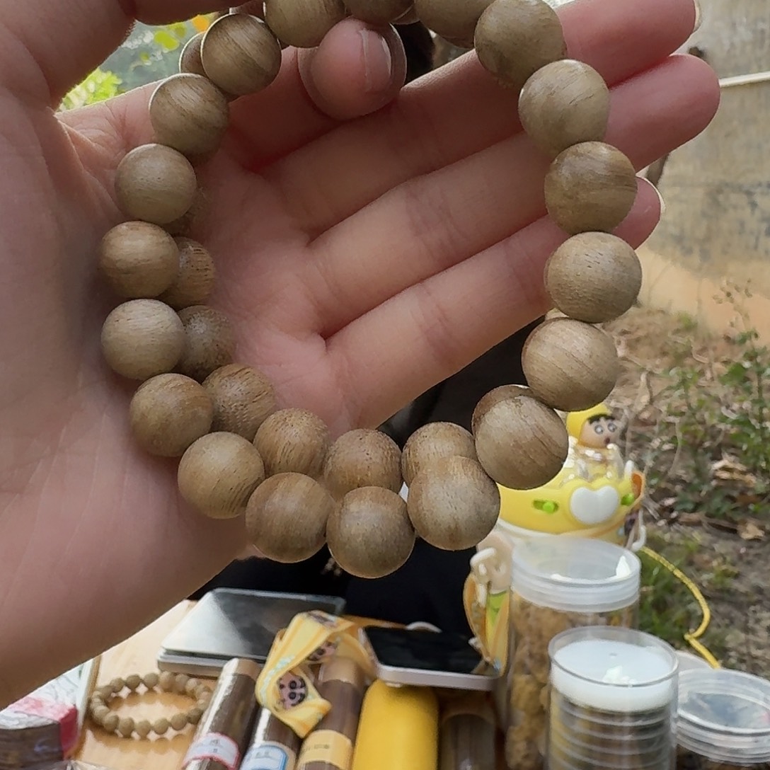 沉香碎屑沉香达拉干圆珠单圈多样性发一条卡10