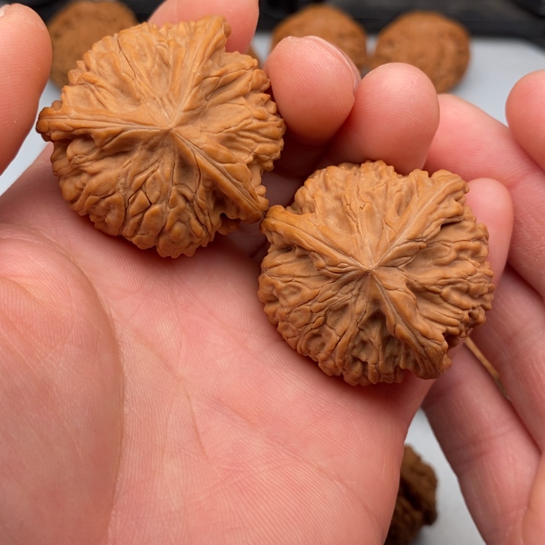 文玩核桃把件40+三棱