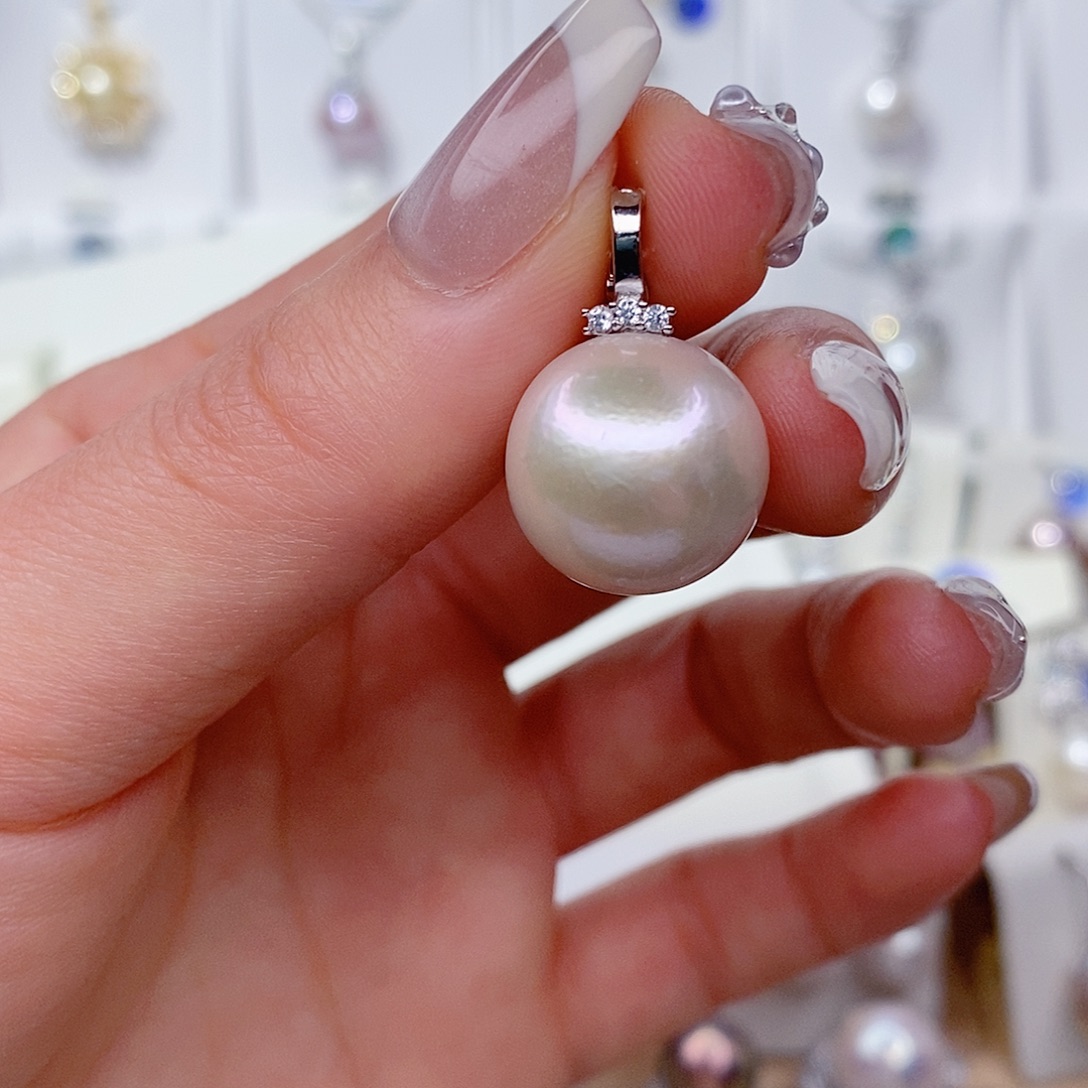 未镶嵌吊坠(赠链)淡水珍珠15➕