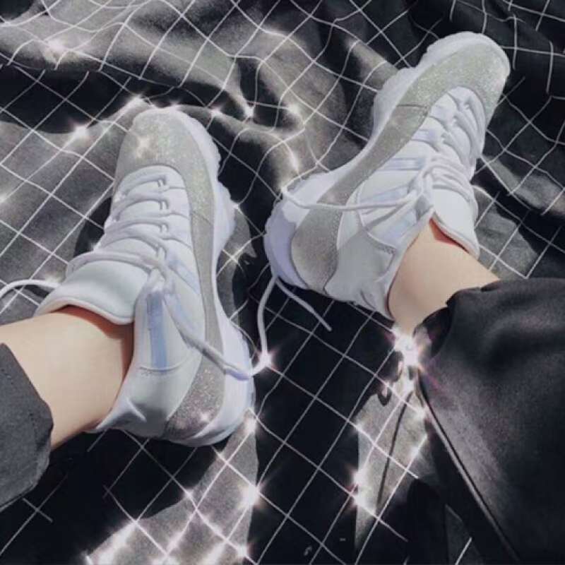 2025新款男透气高帮支撑耐磨缓震胶篮球鞋潮流男鞋ins厚底