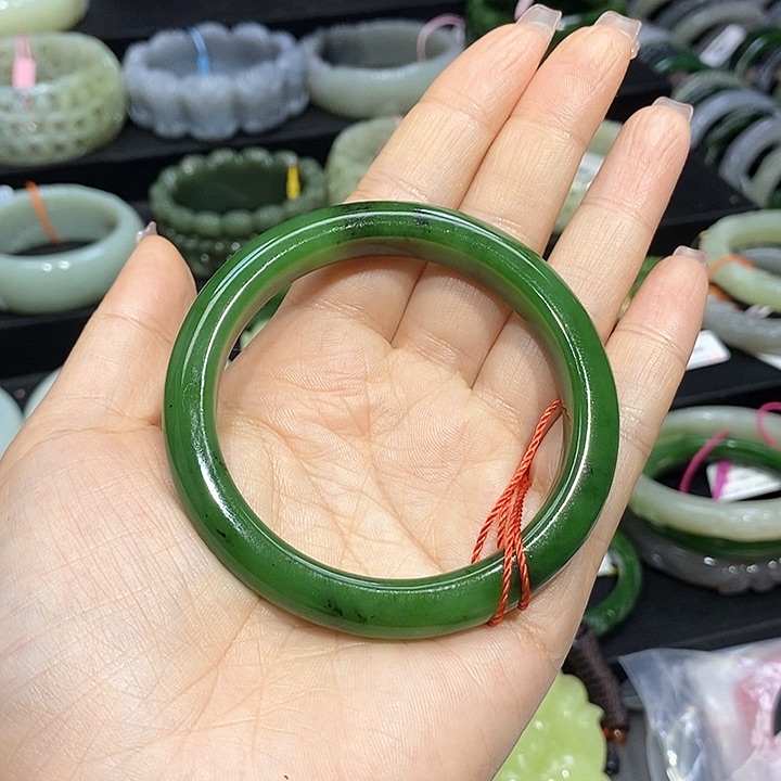 和田玉手镯56圈口16未镶嵌