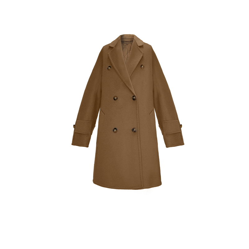 越月越Y23076水波纹901短款时尚休闲高端中长款商务宽松版外套