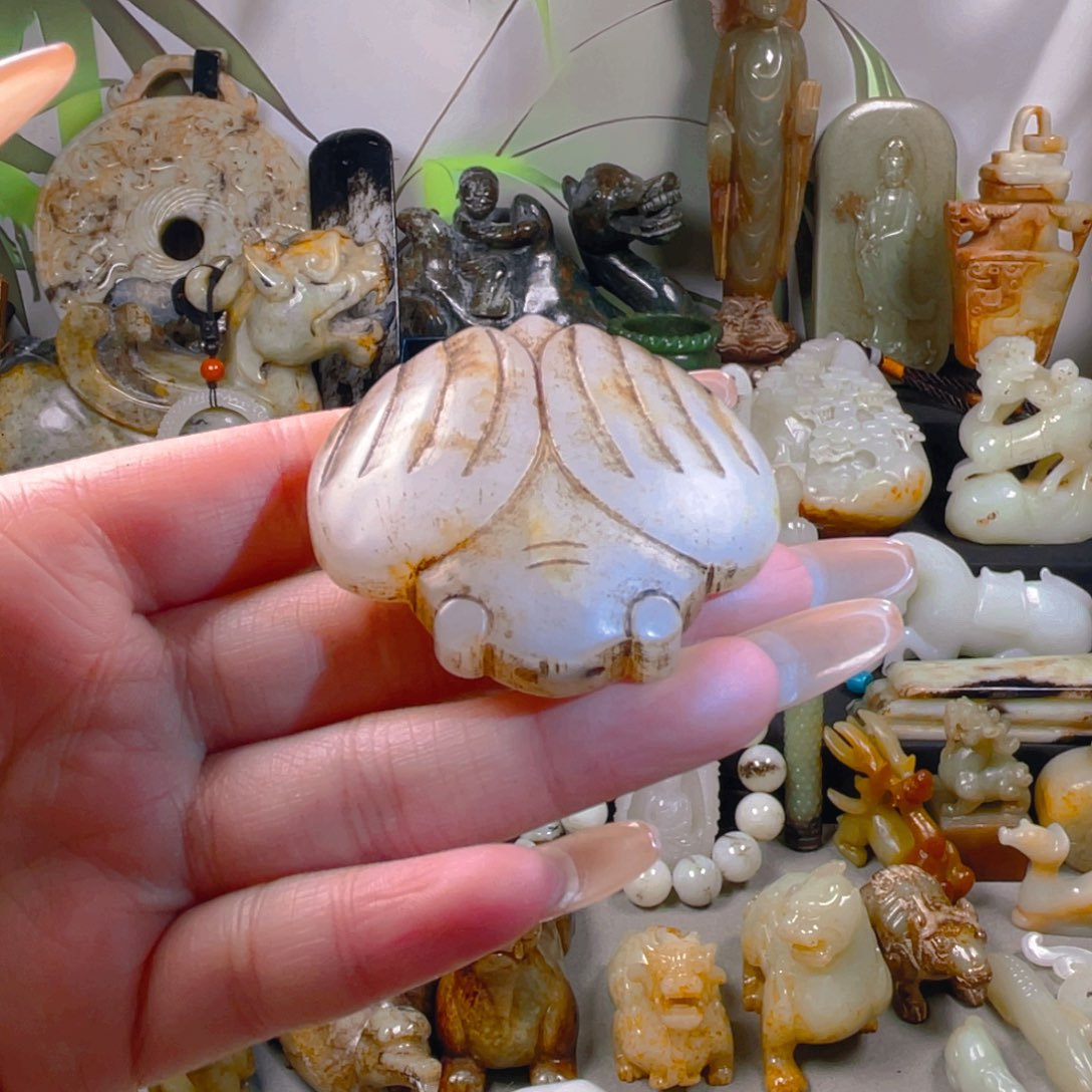 和田玉挂件未镶嵌2