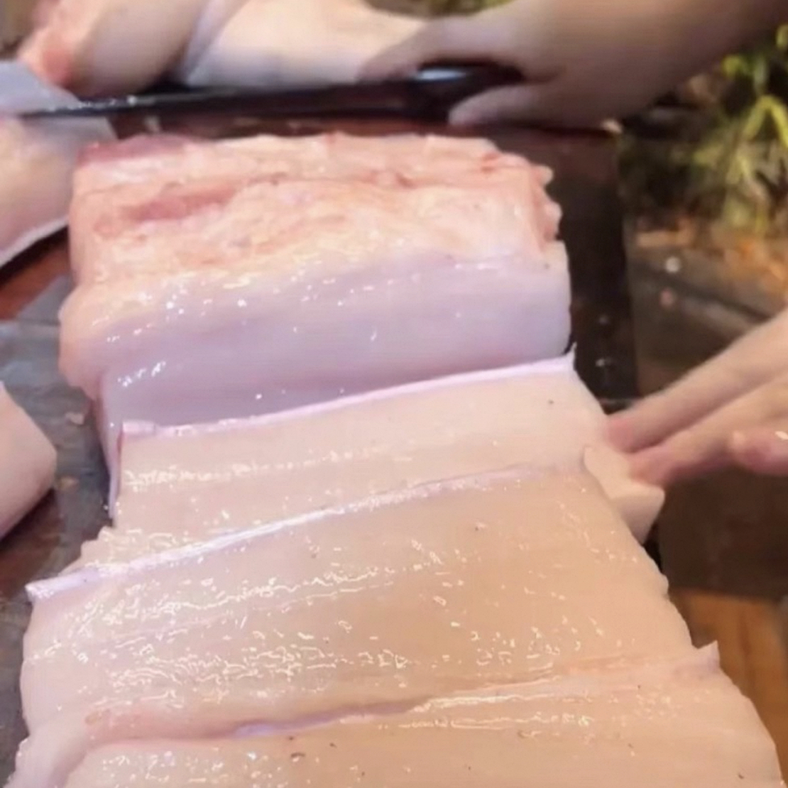 肥肉每单五斤 农家土猪肉 一物一拍顺丰快递