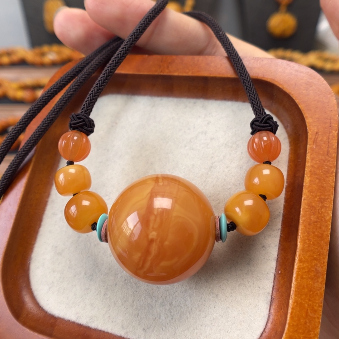 蜜蜡未镶嵌手链蜜蜡