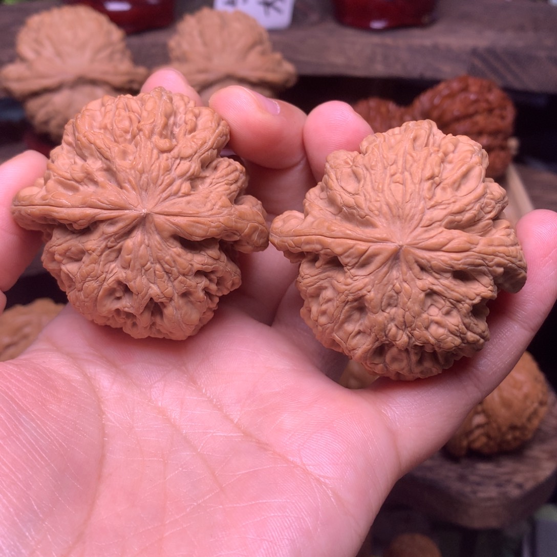 把件文玩核桃48粗筋全品65克