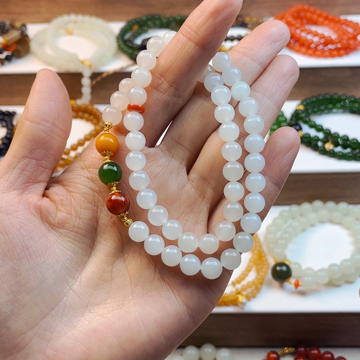 【闪购商品】和田玉手串未镶嵌