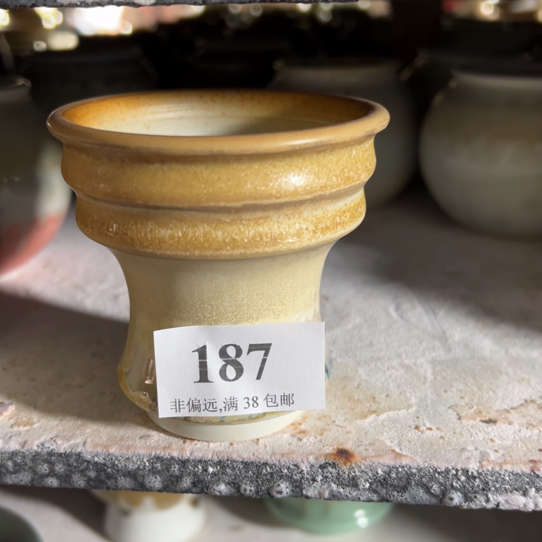 红陶景德镇手工花盆