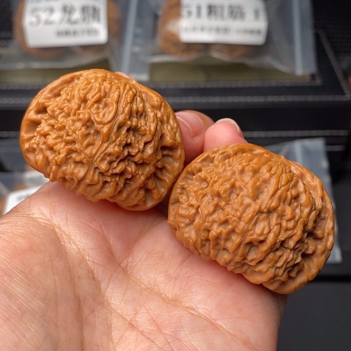 文玩核桃把件43球疆蚂蚁纹